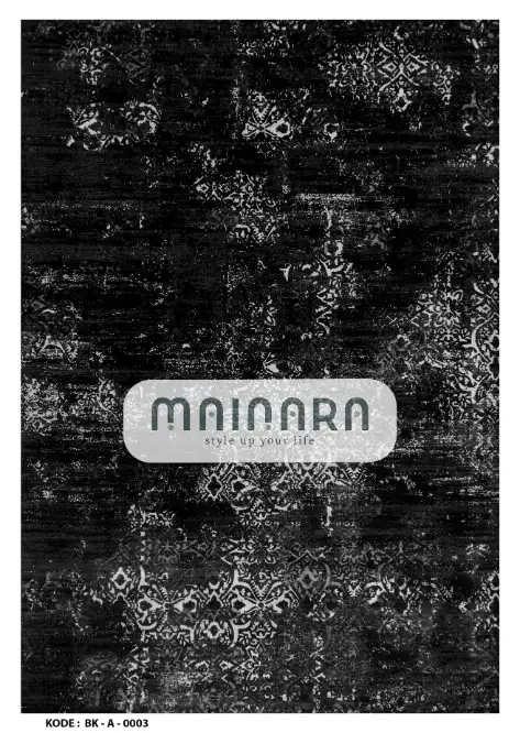 Karpet Abstrak (BK-A-0003) - Black
