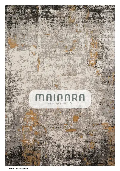 Karpet Abstrak (BK-A-0010) - Black,Brown,Grey