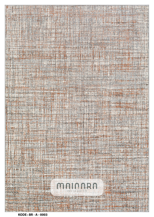 Karpet Abstrak (BR-A-0003) - Brown,Grey