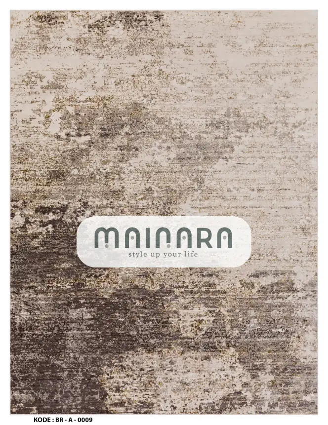 Karpet Abstrak (BR-A-0009) - Brown