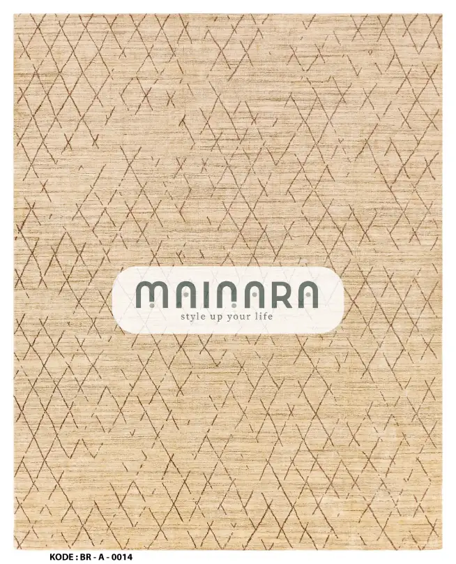 Karpet Abstrak (BR-A-0014) - Brown