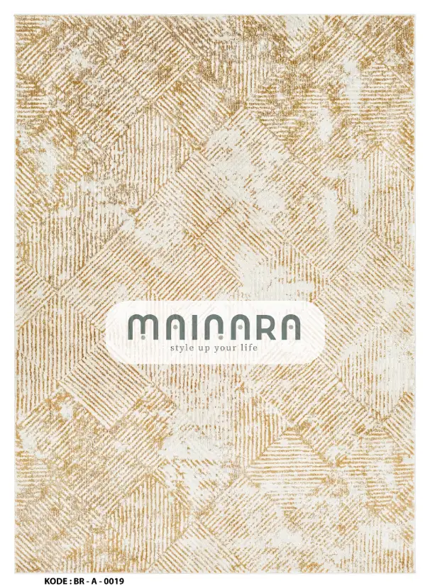 Karpet Abstrak (BR-A-0019) - Brown