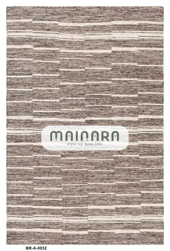 Karpet Abstrak (BR-A-0032) - Brown