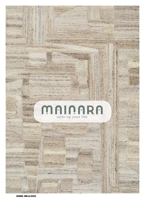 Karpet Abstrak (BR-A-0050) - Brown