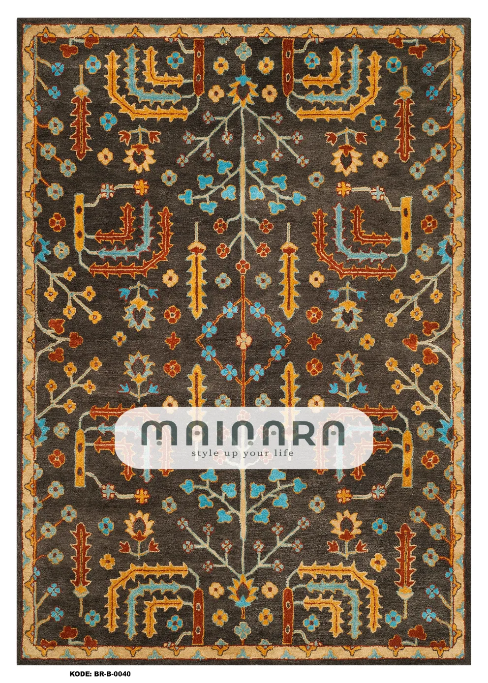 Karpet Bohemian (BR-B-0040) - Brown