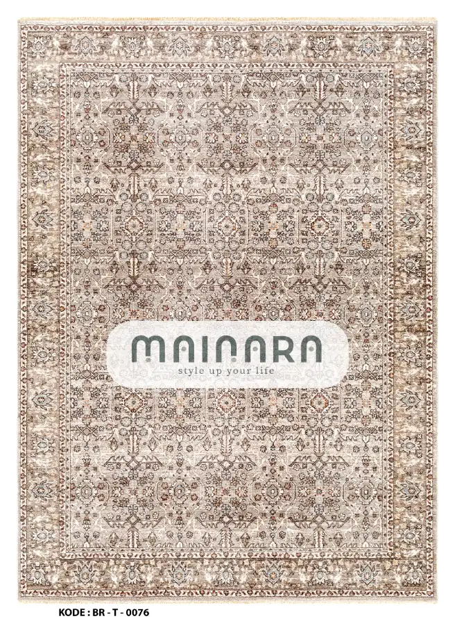 Karpet Tradisional (BR-T-0076) - Brown