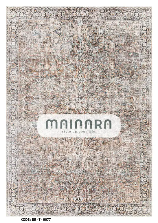 Karpet Tradisional (BR-T-0077) - Brown