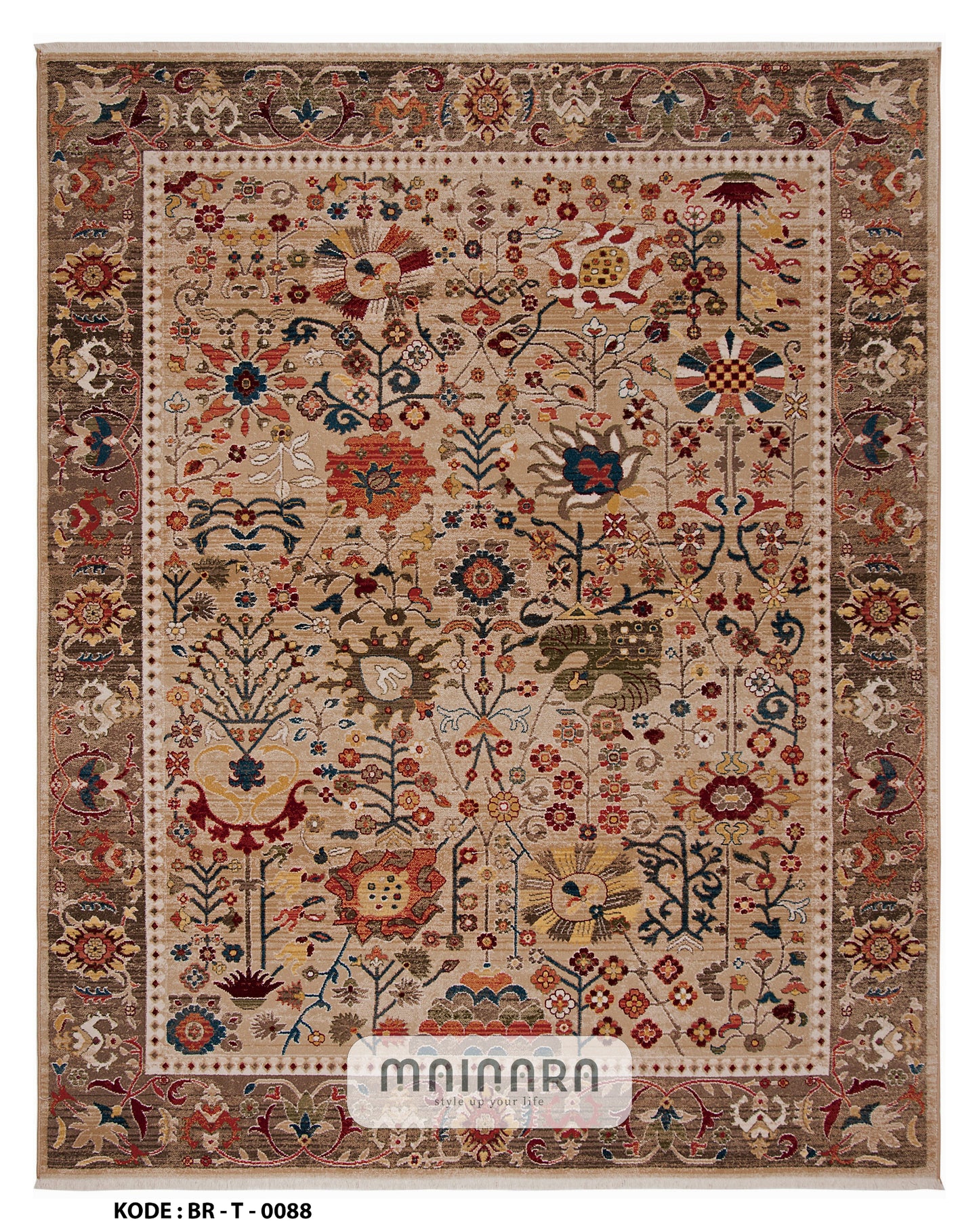 Karpet Tradisonal (BR-T-0088) - Brown