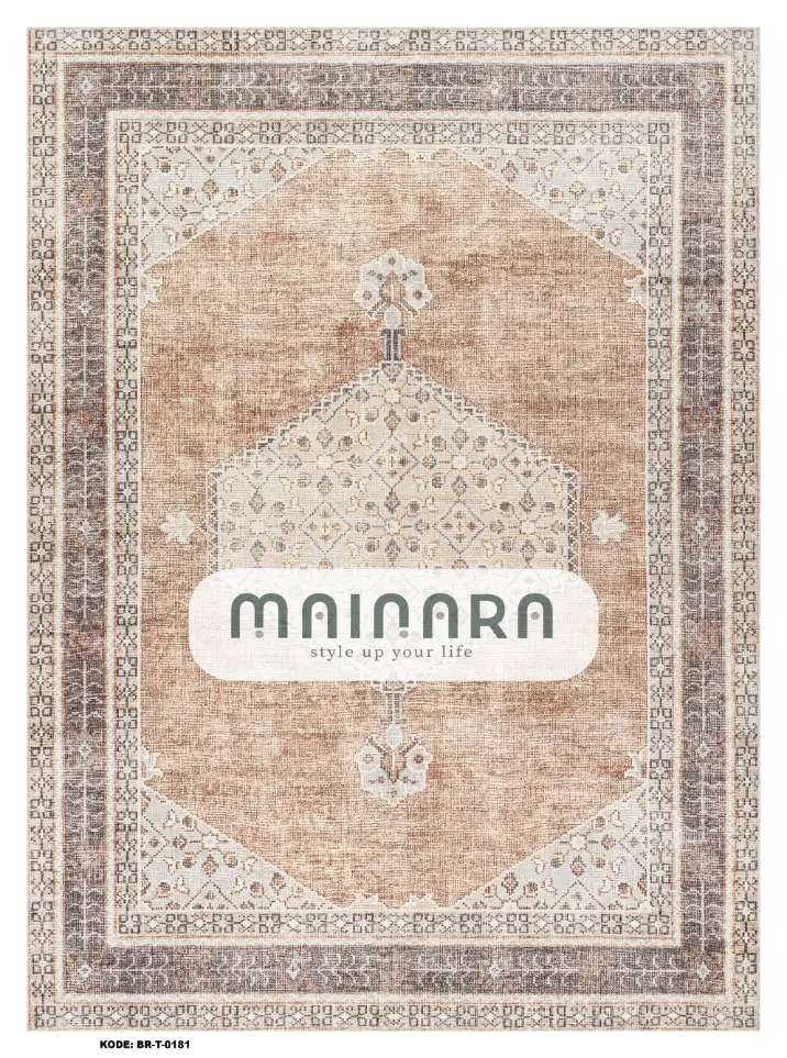 Karpet Tradisional (BR-T-0181) - Brown