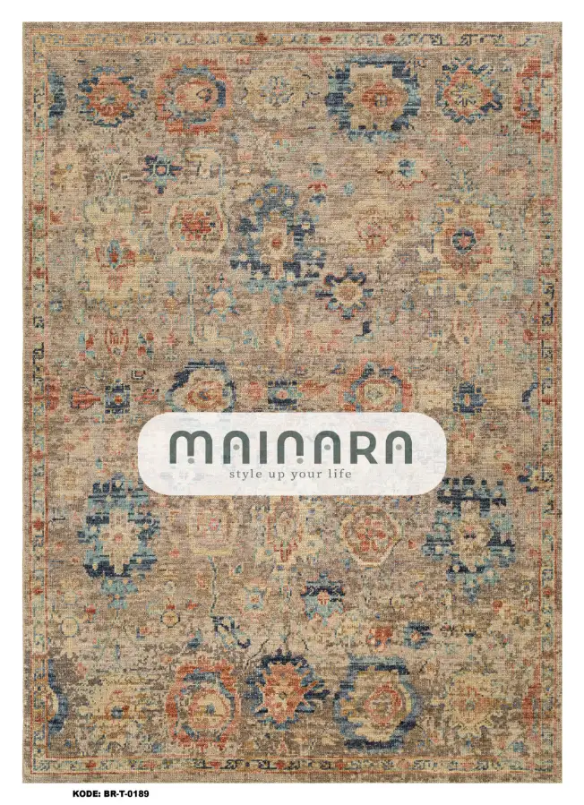Karpet Tradisional (BR-T-0189) - Brown