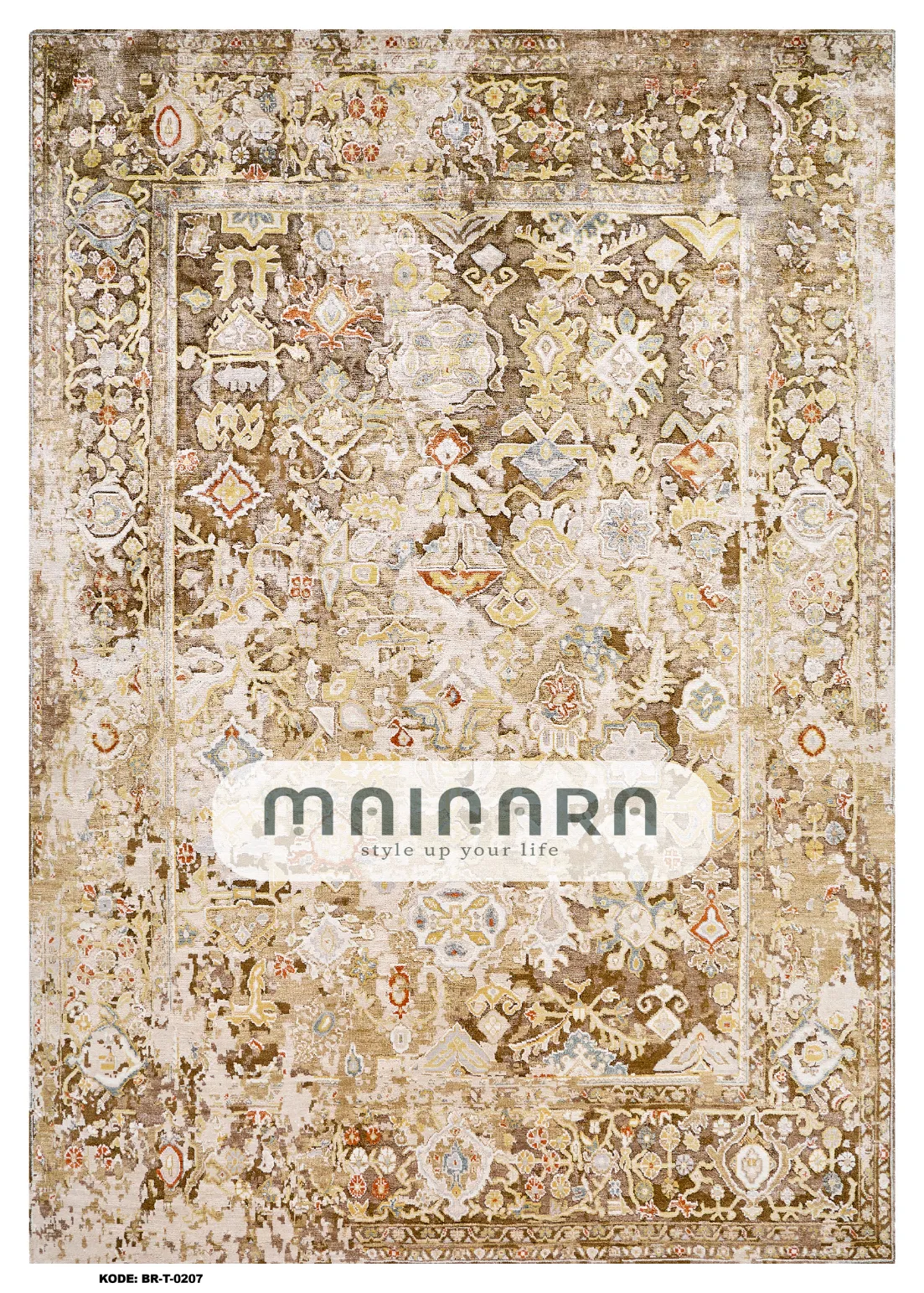 Karpet Tradisional (BR-T-0207) - Brown