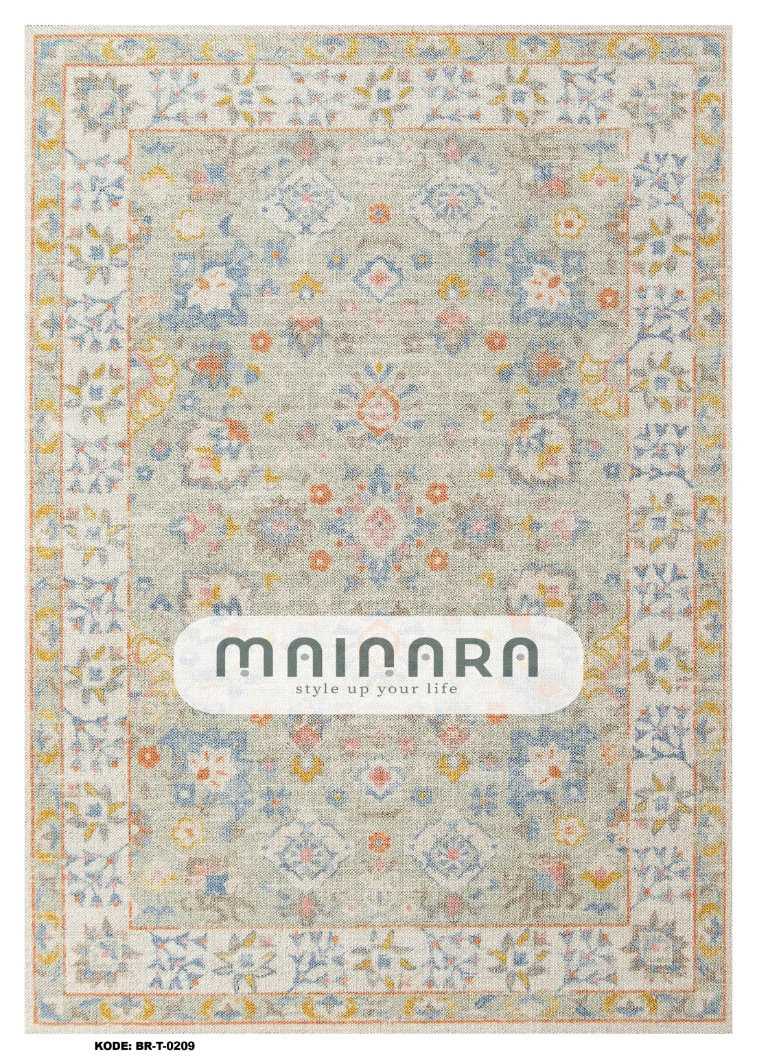 Karpet Tradisional (BR-T-0209) - Brown