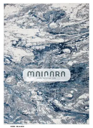 Karpet Abstrak (BU-A-0024) - Blue,Grey