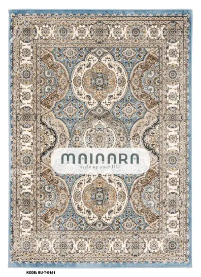 Karpet Tradisional (BU-T-0141) - Blue,Grey,Brown