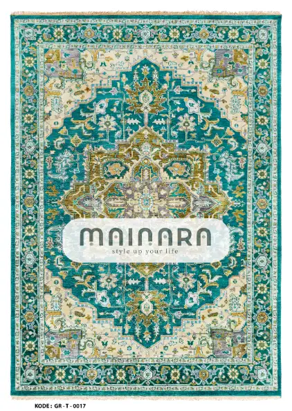 Karpet Tradisional (GR-T-0017) - Green,Lime