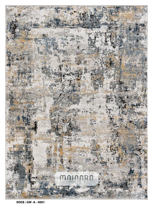 Karpet Abstrak (GW-A-0001) - Grey,Brown