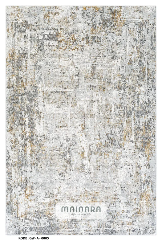 Karpet Abstrak (GW-A-0005) - Grey,Brown