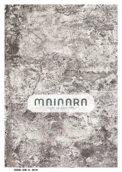 Karpet Abstrak (GW-A-0016) - Grey,Cream