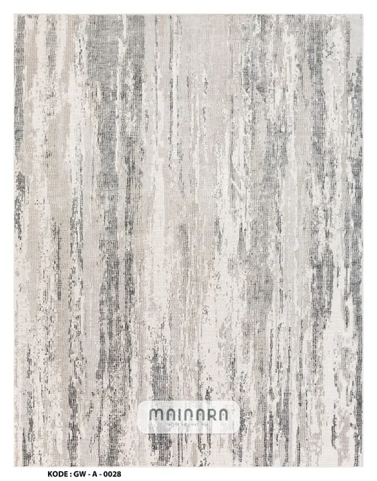Karpet Abstrak (GW-A-0028) - Grey,Cream