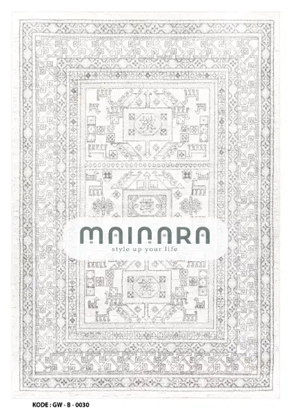 Karpet Bohemian (GW-B-0030) - Grey