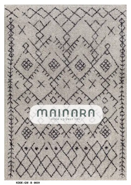 Karpet Bohemian (GW-B-0039) - Grey