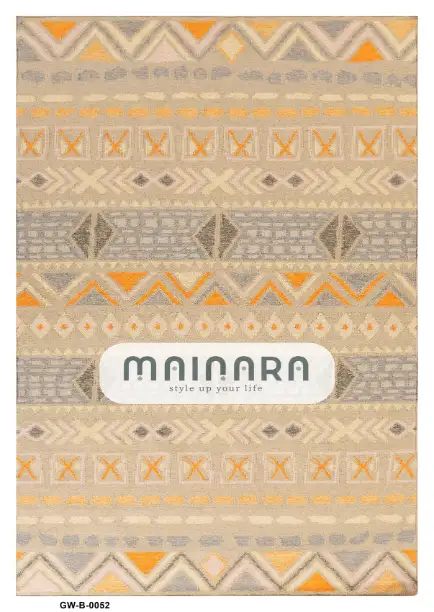 Karpet Bohemian (GW-B-0052) - Grey,Orange