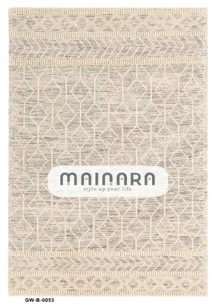 Karpet Bohemian (GW-B-0053) - Grey,Cream