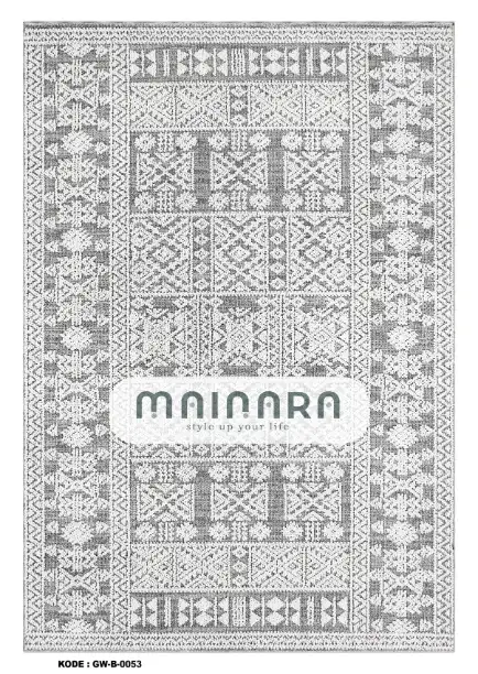 Karpet Bohemian (GW-B-0054) - Grey