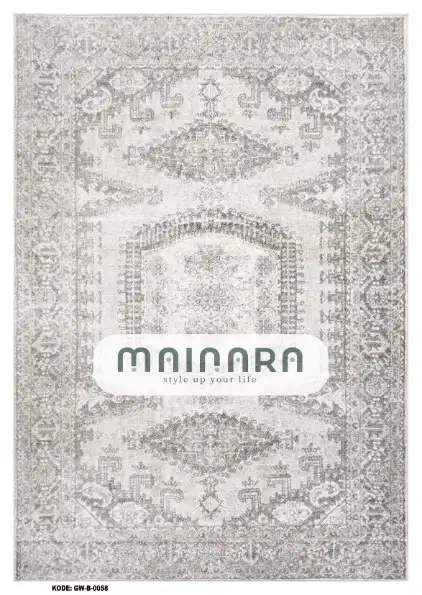 Karpet Bohemian (GW-B-0058) - Grey
