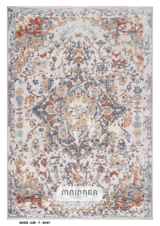 Karpet Tradisional (GW-T-0047) - Grey