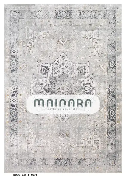 Karpet Tradisional (GW-T-0071) - Grey