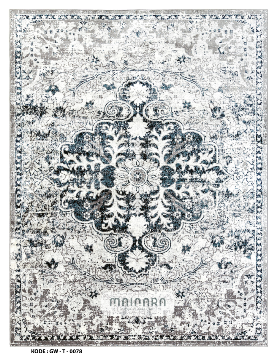 Karpet Tradisional (GW-T-0078) - Grey