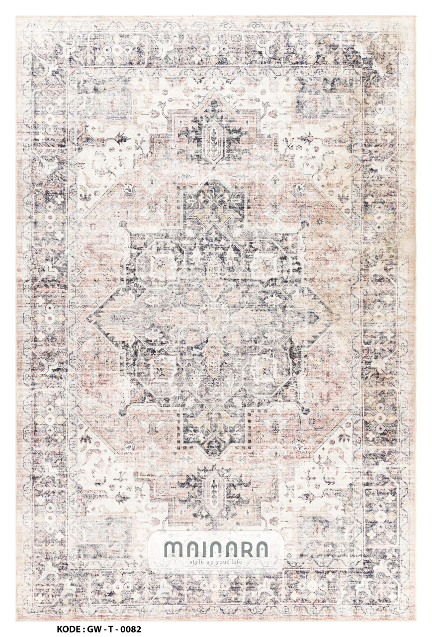 Karpet Tradisional (GW-T-0082) - Grey