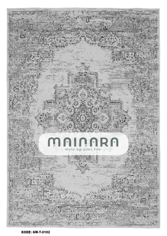 Karpet Tradisional (GW-T-0102) - Grey