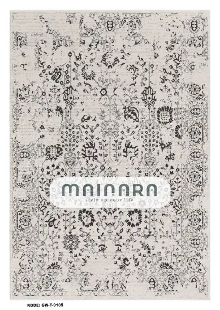 Karpet Tradisional (GW-T-0105) - Grey