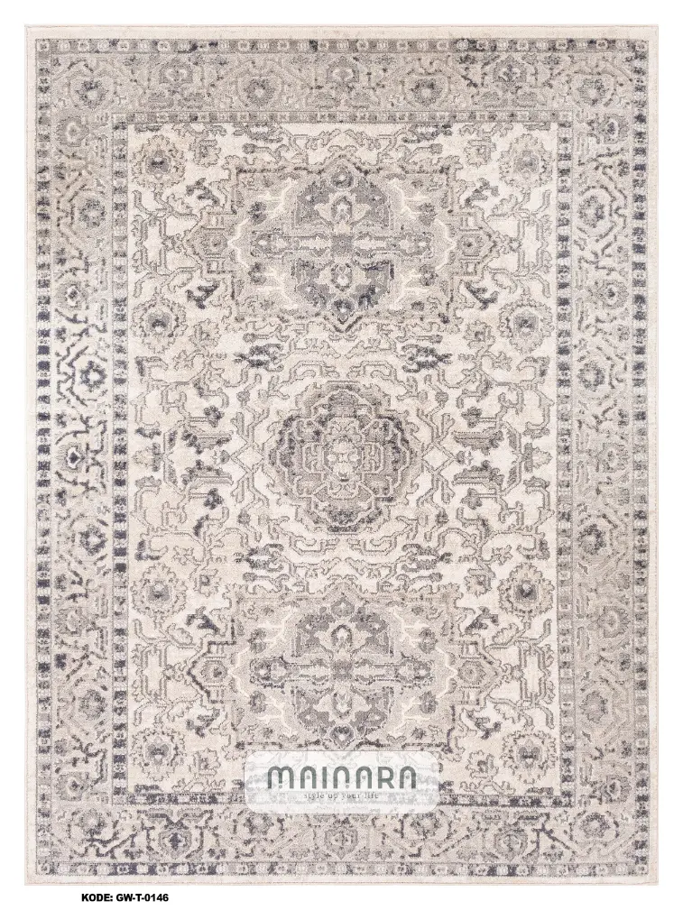 Karpet Tradisional (GW-T-0146) - Grey
