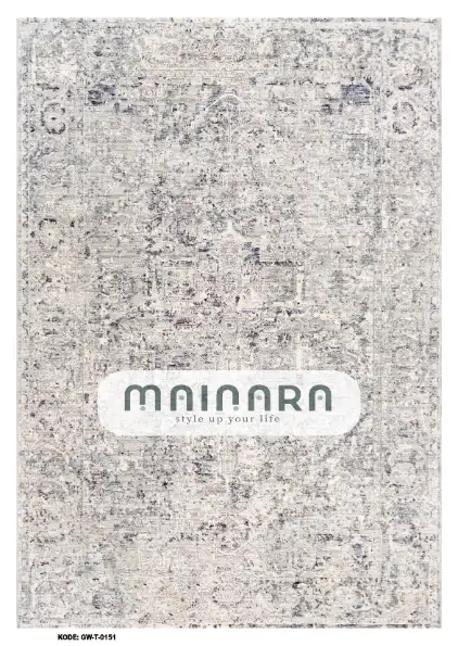 Karpet Tradisional (GW-T-0151) - Grey,Purple