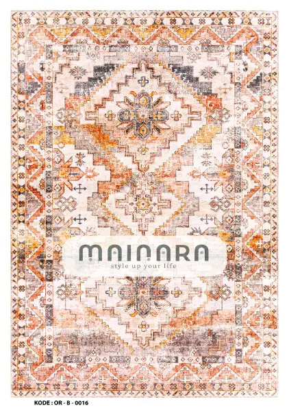 Karpet Bohemian (OR-B-0016) - Orange