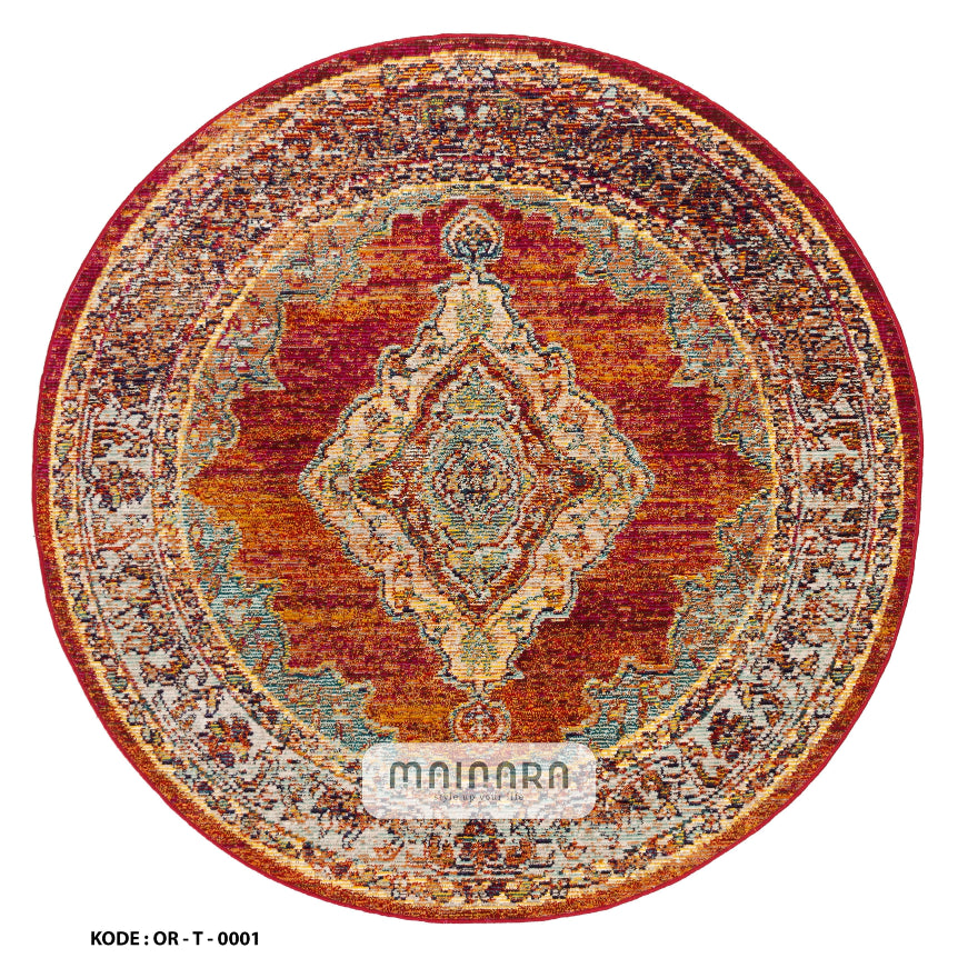 Karpet Tradisional (OR-T-0001) - Orange