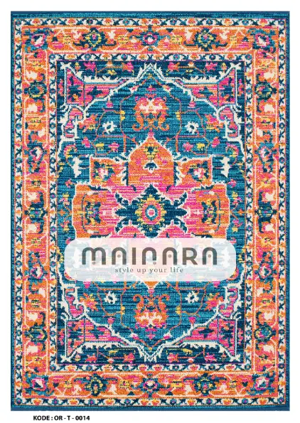 Karpet Tradisional (OR-T-0014) - Orange