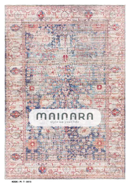 Karpet Tradisional (PI-T-0015) - Pink,Blue