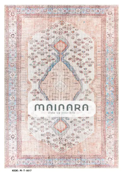Karpet Tradisional (PI-T-0017) - Pink,Peach