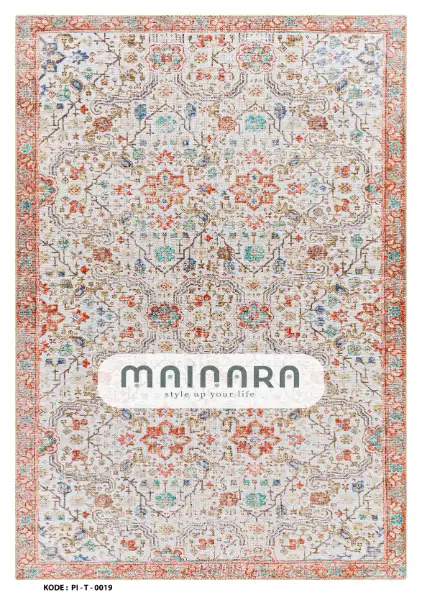 Karpet Tradisional (PI-T-0019) - Pin,Peach