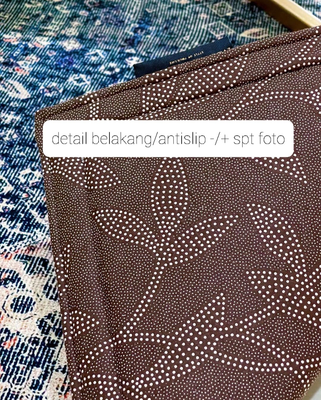 Karpet Tradisional (BR-T-0091) - Brown,Blue,Yellow,Red