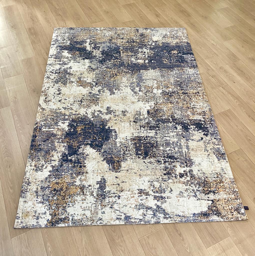 Karpet Abstrak (BR-A-0006) - Brown,Cream