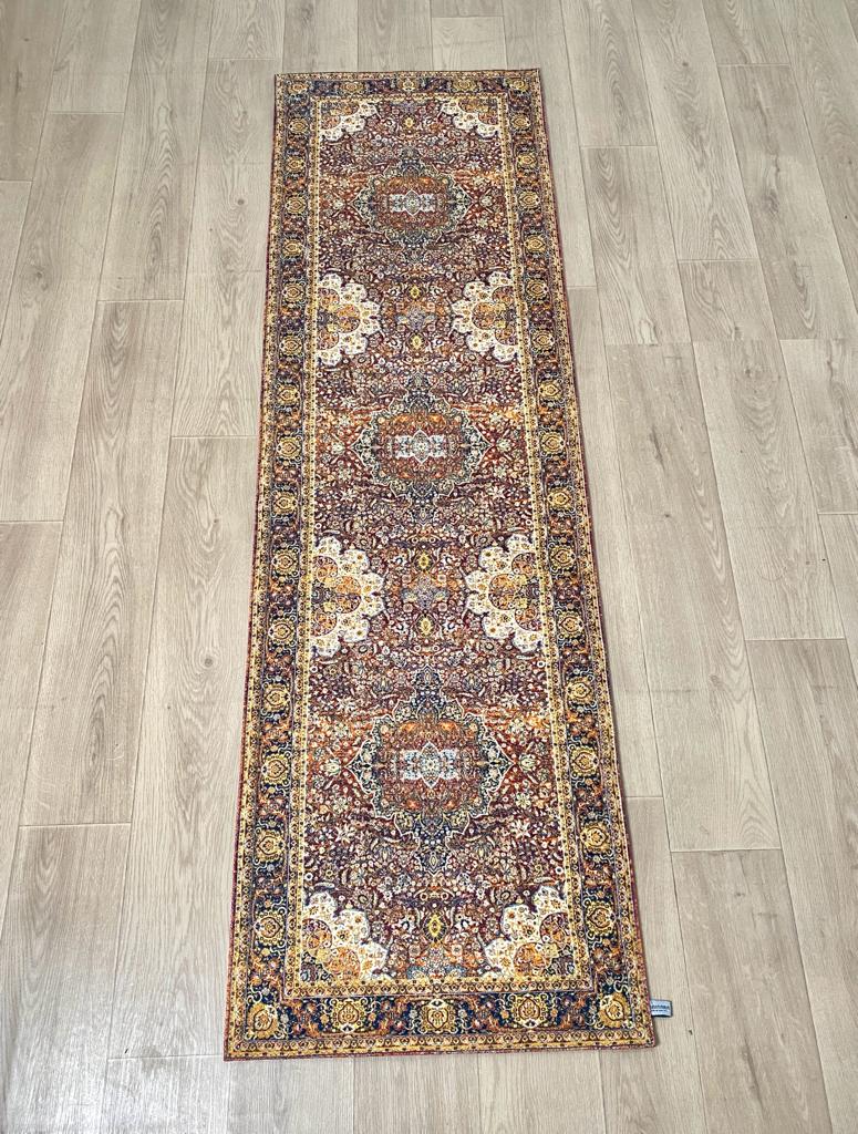Karpet Tradisional (BR-T-0092) - Brown,Black,Cream