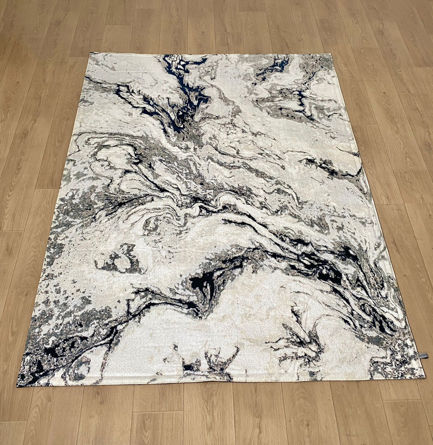 Karpet Abstrak (GW-A-0022) - Grey,Blue
