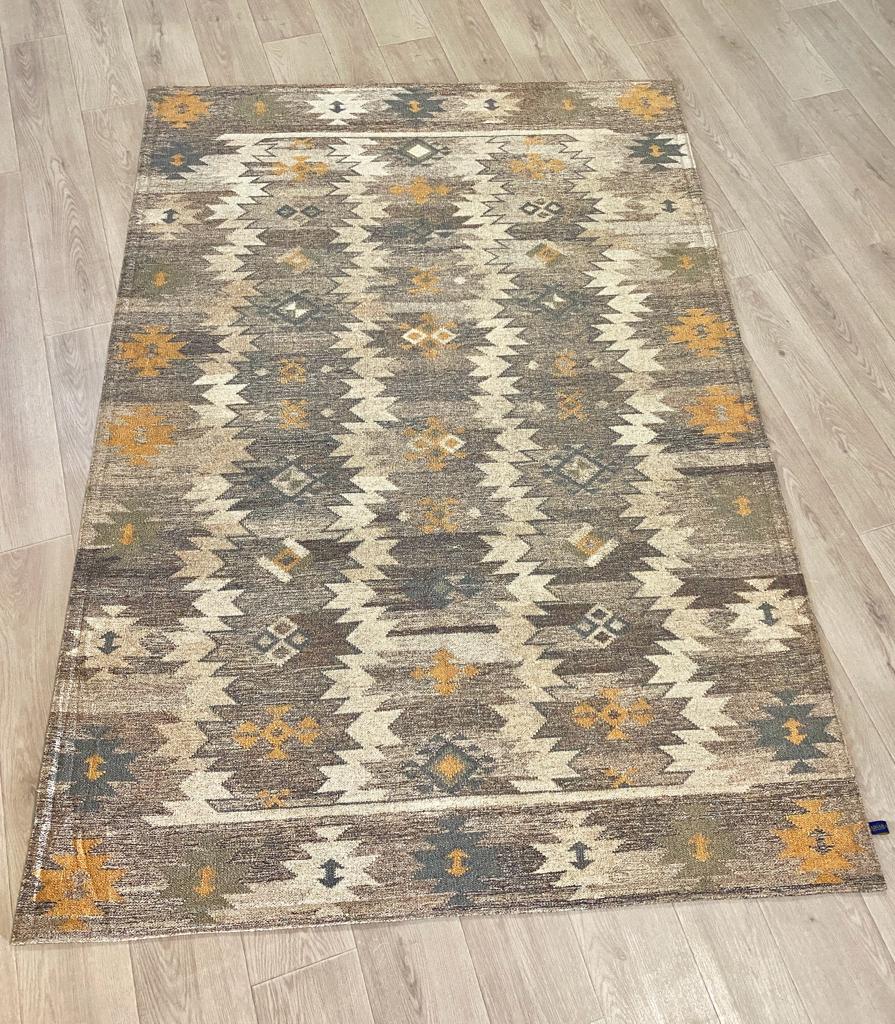 Karpet Bohemian (BR-B-0030) - Brown,Orange,Cream