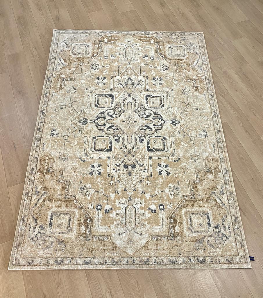 Karpet Tradisional (BR-T-0082) - Brown,Grey