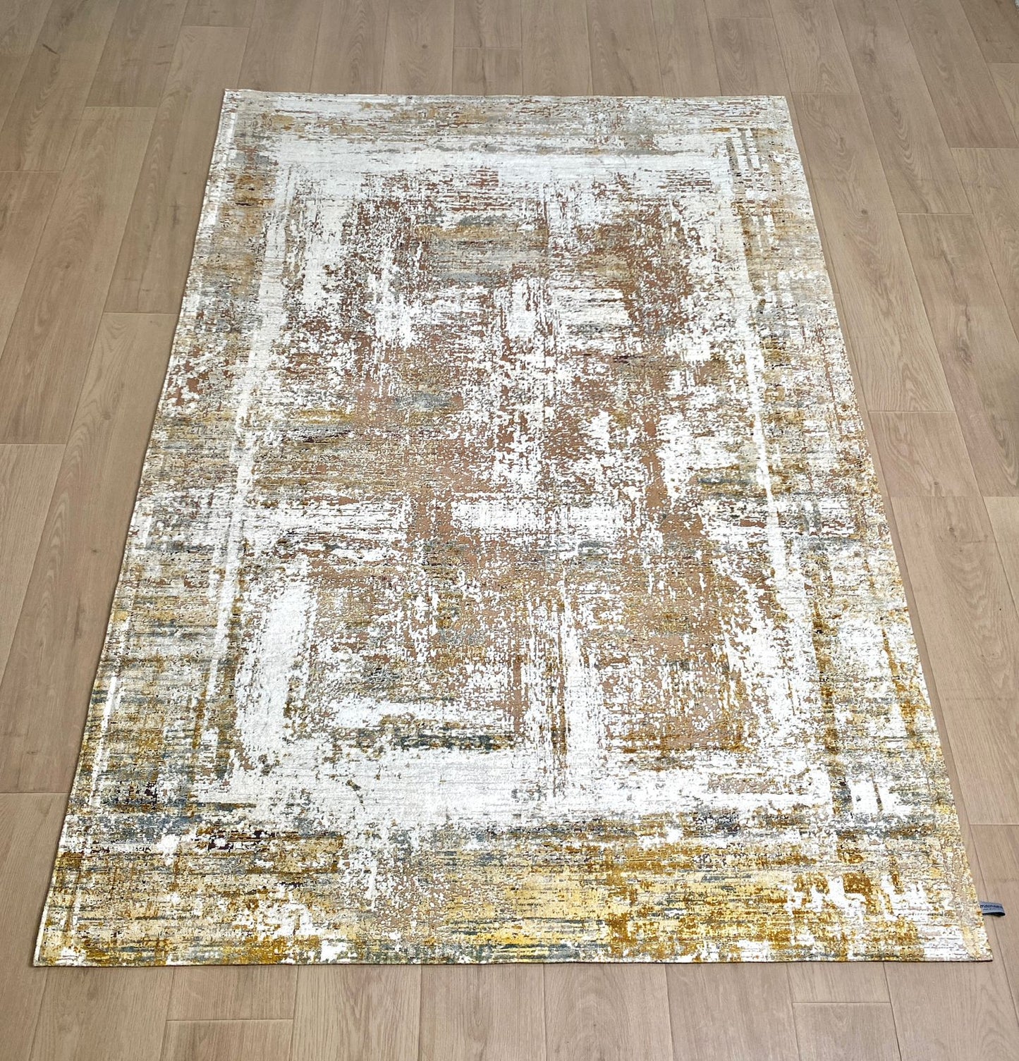 Karpet Abstrak (BR-A-0008) - Brown,Cream